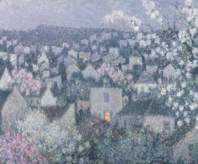 Soirée de printemps - Henri Eugene Augustin Le Sidaner